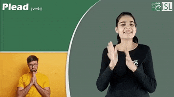 Plead Sign Language GIF by ISL Connect