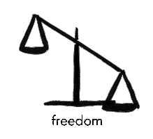 Freedom App Sticker