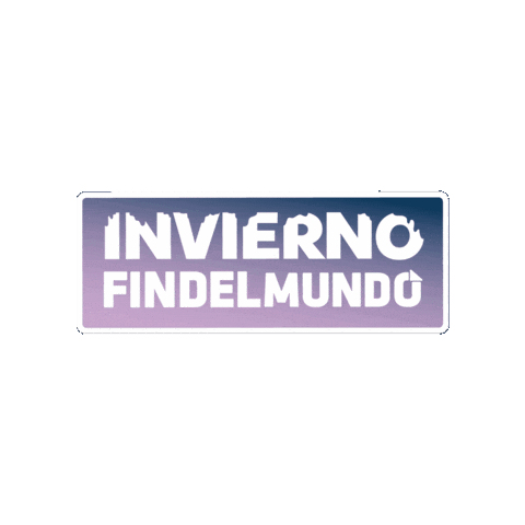 Fin Del Mundo Sticker by Infuetur