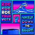 Roe, Roe, Roe Your Vote Fiercely Down the Ballot