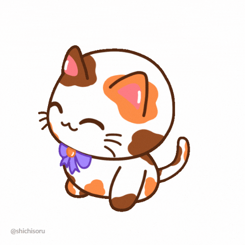 Calico Cat GIF by shichisōru