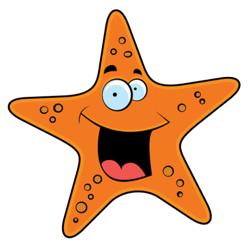 Starfish Learn To Swim Sticker by Buzz Franchise Brands