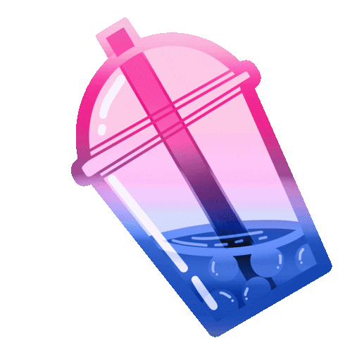 Bubble Tea Pride Sticker