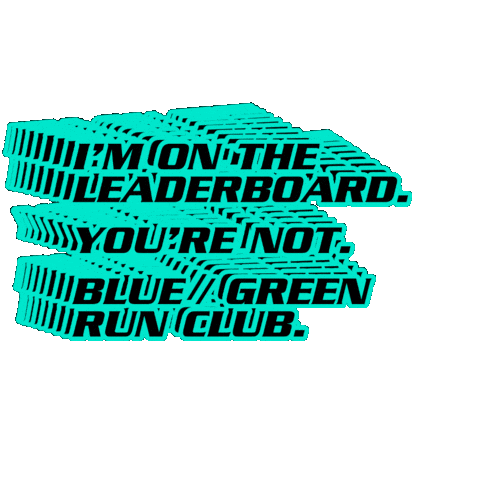 Blue / Green Training Sticker