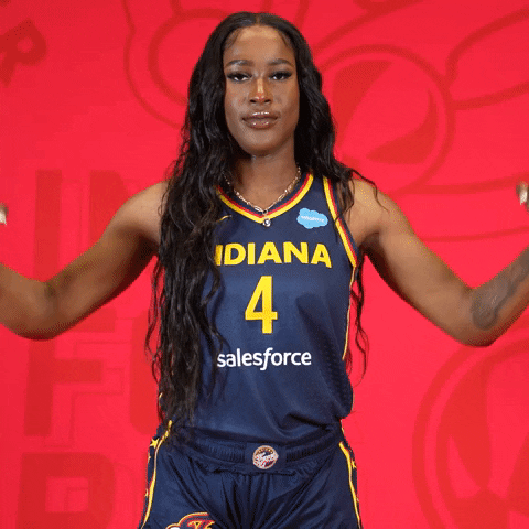 Basketball Flex GIF by Indiana Fever