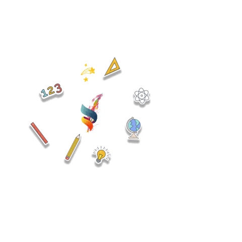 Okula Renk Kat Sticker