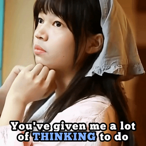Looking Deep Thoughts GIF