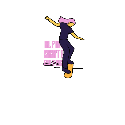 Alpine Skate Culture Sticker