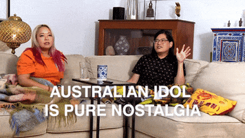 Australian Idol Nostalgia GIF by Gogglebox Australia