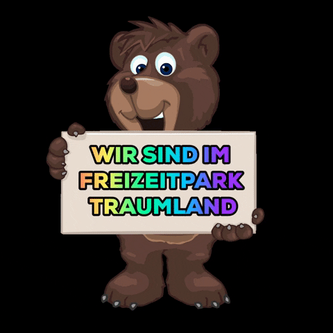 Traumlandbär GIF by Freizeitpark Traumland