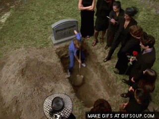 digging your own grave GIF