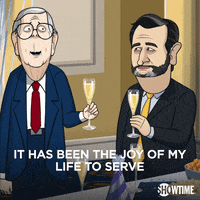 Mitch Mcconnell GIF by Our Cartoon President