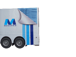 Trailer Transport Sticker by Moderna Textielservice