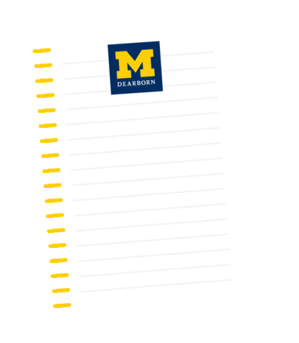 Michigan Class Of 2024 Sticker by University of Michigan-Dearborn