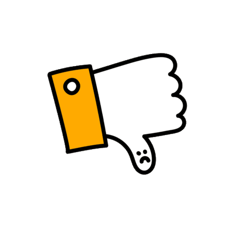 Sad Dislike Sticker by MediaNest for iOS & Android | GIPHY