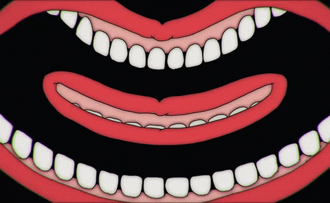 big teeth smile cartoon