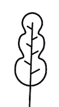 Relaxed Tree Sticker by Liquorice