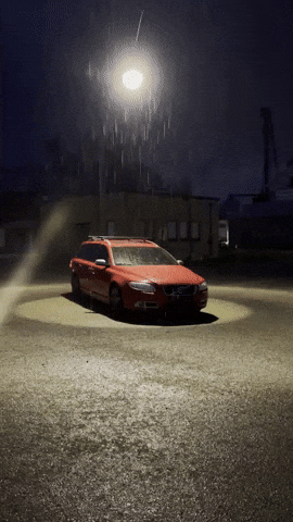 Rain Volvo GIF