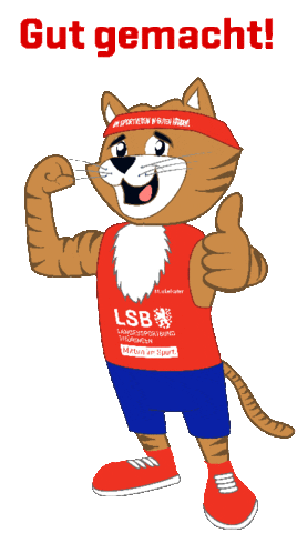 LSB Thüringen, Muskelkater, Landessportbund Thüringen Sticker