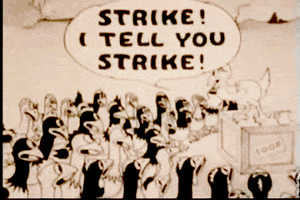 Strike Union GIF by Industrial Workers of the World