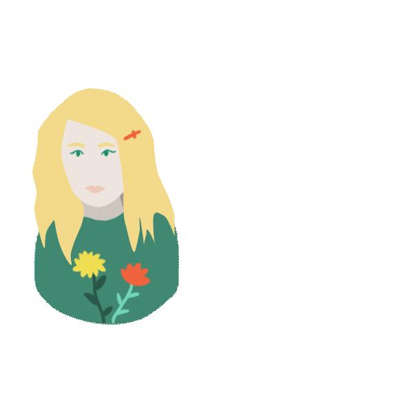 Girl Sticker