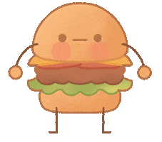 Burger Snack Sticker