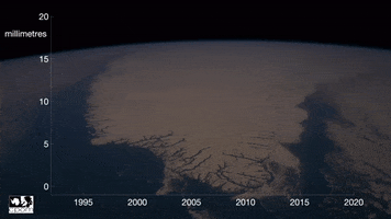 Sea Level Animation GIF by European Space Agency - ESA