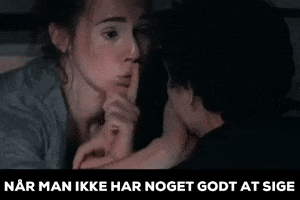 Shhh GIF by Nordisk Film - Vi elsker film