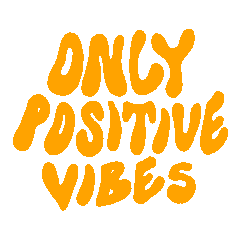 Happy Positivity Sticker by The Good Type Co