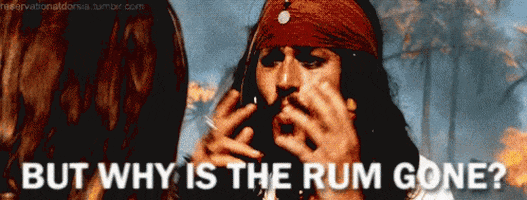Why Is The Rum Gone GIFs - Find & Share on GIPHY