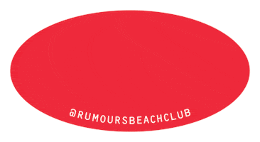 Rumours Beach Club Sticker