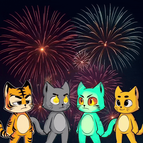 New Years Eve Nye GIF by Hero Galaxy NFT