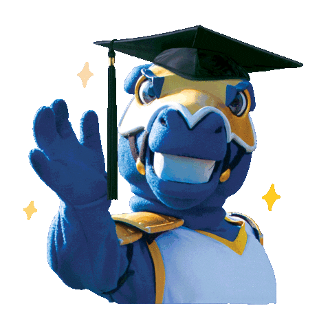 Mascot Graduation Sticker by University of New Haven