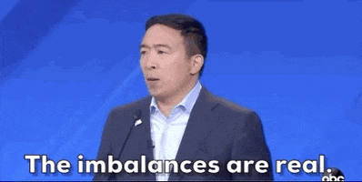 Democratic Debate The Imbalances Are Real GIF by GIPHY News
