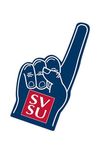Foam Finger Svsu Sticker by Saginaw Valley State University