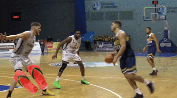 Basketball Flop GIF by Worcester Wolves