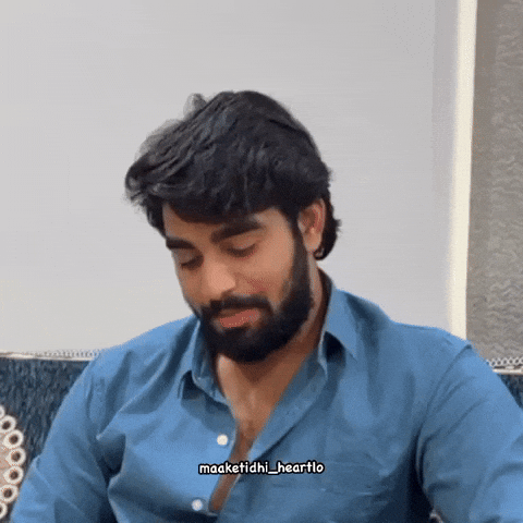 Men In Blue Smile GIF