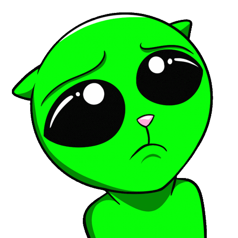 Sad Cat Sticker