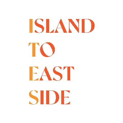 Island to East Side Sticker