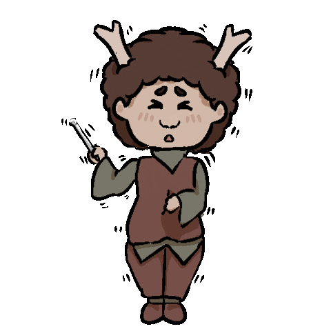 Teaching Antlers Sticker