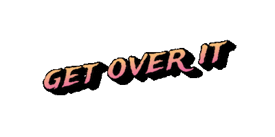 Get Over It Sticker by SpoopyDrws