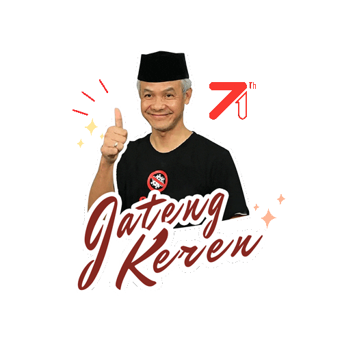 Jateng Jawa Tengah Sticker