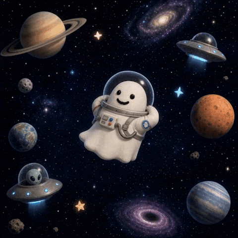 Space Floating GIF