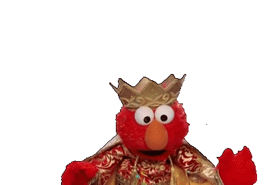 King Crown Sticker by Sesame Street