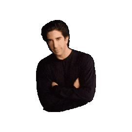 Ross Geller Friends Sticker