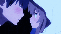 Anime Couple Kiss Anime GIF