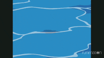 one piece swimming GIF by Funimation