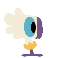 Cacatua Pot Petit Sticker by El Pot Petit