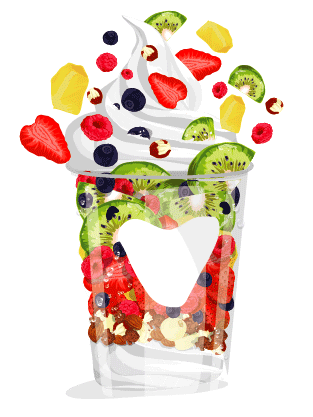 Happy Fruit Sticker by Weeel