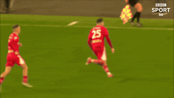 Celebration Slide GIF by Cliftonville Football Club